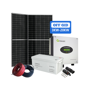 Khu dân cư tấm pin mặt trời hệ thống PV hoàn chỉnh tắt lưới năng lượng mặt trời bảng điều khiển 5000W 8000W năng lượng mặt trời nhà Kit PV hệ thống 10KW PV chi phí cho mỗi <span class=keywords><strong>KWH</strong></span> - Product Image 2