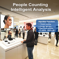 Support d'affichage interactif intelligent personnalisé en acrylique avec éclairage LED et système antivol pour les appareils portables, destiné aux magasins de vente au détail numériques