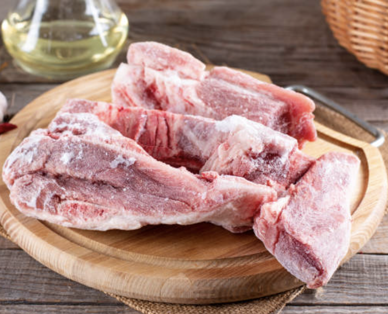 Замороженный мешок для тела, упаковка для замороженного свиного мяса, тип происхождения веса, натуральное место, процесс замораживания мяса HACCP