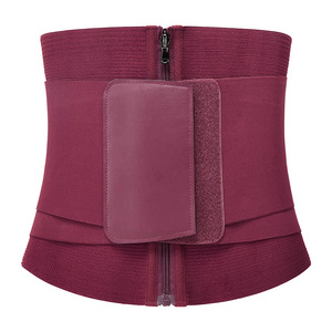 3049 Großhandel Taillen trainer mit persönlichem Logo Frauen Abnehmen Workout Kompression Doppel gürtel Bauch Kontrolle Body Shaper <span class=keywords><strong>Wrap</strong></span> - Product Image 3