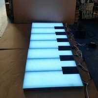 Son de musique éducatif, inclinable, avec lumière et son, pour Piano à LED, surface de danse