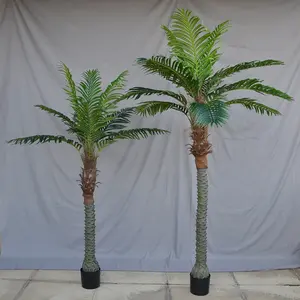 Mini Palma di Cocco Artificiale in Vaso - Palma in Plastica per Decorazione Interna di Negozi <span class=keywords><strong>e</strong></span> Ambienti Commerciali |   Vendita Diretta dalla Fabbrica di Piante Artificiali - Product Image 2