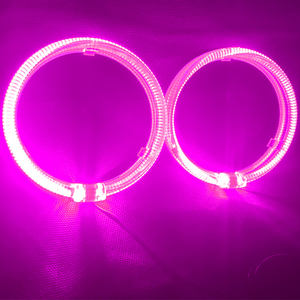 อุปกรณ์เสริมไฟรถยนต์ LED รูปตานางฟ้าสำหรับตกแต่งดวงตานางฟ้าวงแหวนฮาโลเปลี่ยนสีได้แบบสากล - Product Image 3