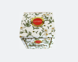 newly hot stamping paper box for chamomile tea