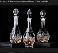 Emballage en bouteille de verre personnalisé en gros pour le brandy ou le whisky 750ML