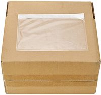 Enveloppes de la liste d'emballage, 115x140mm, pochettes transparentes auto-adhésives étanches à charge supérieure, étiquettes de livraison antidérapantes, 50 pièces