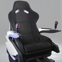 Simulateur de vol VR passionnant à 720 degrés Cockpit 360 Vr Chaise Oeuf Vidéos Gaming 9D Rotation à 360 degrés Simulateur de montagnes russes