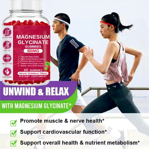 Caramelle Gommose OEM con Zinco, Calcio, <span class=keywords><strong>Vitamina</strong></span> <span class=keywords><strong>D3</strong></span>, Treonato di Magnesio per il Sonno e la Salute Cerebrale, Gommose al Glicinato di Magnesio - Product Image 3