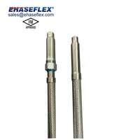 Tuyau d'incendie tressé en acier inoxydable certifié FM, pression nominale 200 psi, température maximale 225°F, pour plafond suspendu commercial