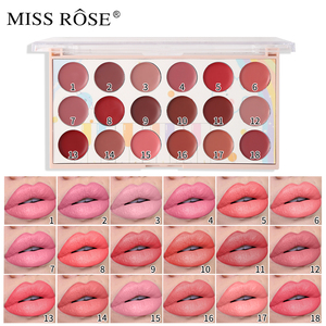 Miss Rose Palette di Rossetti Opachi in 18 Colori, Crema Idratante ad Alta Pigmentazione, Cosmetici per Trucco - Product Image 2