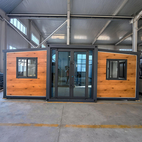 Maison conteneur préfabriquée moderne pour entrepôts, écoles, hôtels, complexes hôteliers, bâtiments de bureaux, chambres, toilettes mobiles, salons, entrées
