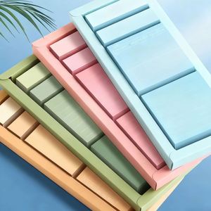 Gradient Color Multifunctional Sticky Notes Set 480 Sheets Assorted Sizes <b>Memo</b> <b>Pads</b> Office School Stationery Time - Product Image 1