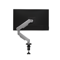 Soporte de Brazo para Monitor con Movimiento Completo, Inclinación, Giro y Pivotación de 360° °   Sistema de Resorte Mecánico de Rotación para Escritorio de Computadora de Oficina y Juegos