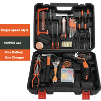 Ensemble de tournevis sans fil multifonctionnel rechargeable au lithium 12V pour la maison, perceuse à percussion électrique pour le bricolage industriel