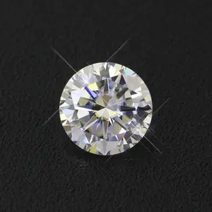 라운드 원시 인증 보석 제조 컬러 d 사용자 정의 gra 인증 도매 vvs 느슨한 돌 moissanite 다이아몬드