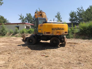 Excavateurs d'occasion Original coréen hyundai 210w Excavateurs à roues 21 tonnes Robex 210 Excavadora Prix bon marché R210w-9 210w-7 - Product Image 5