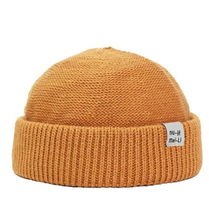 Gorro de punto estilo coreano para hombre, diseño de piel de melón, moderno, hip hop, versátil, para clima frío, gorro de inquilino con letras, otoño-invierno - Product Image 3