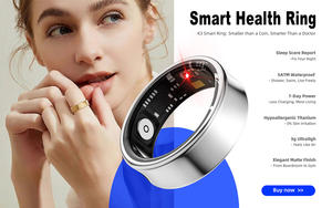 Monitor de Salud SHR K3, Anillo Inteligente con Saturación de Oxígeno en Sangre, Frecuencia Cardíaca, Monitor de Sueño, Monitoreo de Nivel de Estrés, Resistente al Agua IP67 - Product Image 6