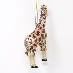 สไตล์ใหม่แฟชั่นคริสต์มาสสัตว์เครื่องประดับแก้วยีราฟเครื่องประดับ - Product Image 1