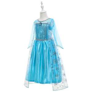 Vestido <span class=keywords><strong>de</strong></span> Elsa, Vestido <span class=keywords><strong>de</strong></span> Princesa <span class=keywords><strong>de</strong></span> Lujo, Disfraces para Fiesta <span class=keywords><strong>de</strong></span> Cumpleaños, Vestido <span class=keywords><strong>de</strong></span> Princesa <span class=keywords><strong>de</strong></span> las Nieves para Niñas - Product Image 2