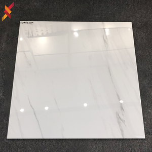 Phật Sơn Nhà Máy Giá Ngà Trắng Hiệu Ứng Đá Cẩm Thạch Ý <span class=keywords><strong>Travertine</strong></span> Sàn Gốm Toàn Thân Đánh Bóng Gạch Men - Product Image 2