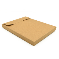Boîte d'emballage en carton kraft recyclé imprimé sur mesure, auto-adhésive, format A4, pour documents, livres, emballages, envois postaux