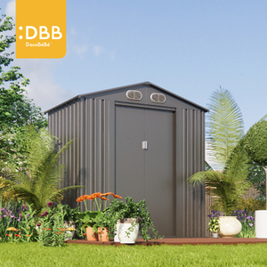 निर्माता गार्डन इमारतों अपैक्स लंबा ऊंचाई धातु शेड पीपी खिड़की आउटडोर उद्यान शेड - Product Image 4