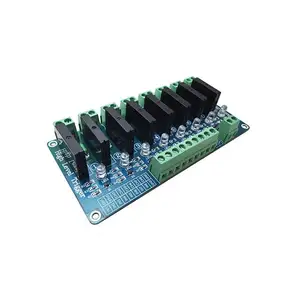 A5 -- <span class=keywords><strong>DC</strong></span> 5V/12V/24V <span class=keywords><strong>8</strong></span>ช่อง SSR โซลิดสเตทรีเลย์โมดูลบอร์ดสำหรับ A G3MB-202P - Product Image 1