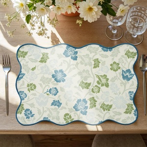 Tươi Phong Cách Màu Sắc Tươi Sáng Hoa Nhà Máy Trái Cây In Placemat Đảng Nhà Bếp Trang Trí Nội Thất Chịu Nhiệt Bảng Bìa - Product Image 2