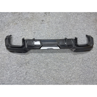 Diffuseur arrière en fibre de carbone véritable avec séparateur arrière 3 pièces pour BMW X3 G01 M40i G08 LCI 2022+ Diffuseur de pare-chocs arrière
