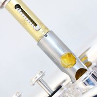 Silver Plated Brass Mellophone High Quality Marching Mellophone Instrument