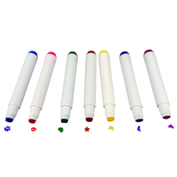 Ensemble de stylos aquarelle de haute qualité entièrement personnalisé, tampon de sceau lavable, marqueur pour bingo, plastique pour le dessin