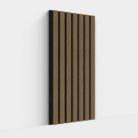 Panneau mural acoustique rainuré en MDF moderne avec une réduction sonore élevée pour le contrôle du bruit dans les salles de théâtre, les salles de conférence, les bureaux et les salons.