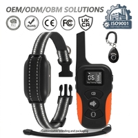 Kleines bis mittelgroßes Hunde-Bellkontroll-Trainingshalsband, IP67 wasserdicht, wiederaufladbar, Vibration, Piepton, stoßfrei, 20 Stunden Akkulaufzeit, Kunststoff