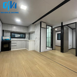 Luxus 40Ft 20Ft Container haus Einfach zu bauen Erweiterbares Fertighaus 2 Schlafzimmer Tragbares Fertighaus - Product Image 3