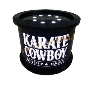 Soporte de exhibición para botella de vino, expositor acrílico iluminado con LED, glorificador, pop - Product Image 1