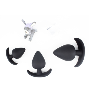 Hete aanbieding siliconen butt plug draagbare anale pluggen 3 maten beschikbaar adult <span class=keywords><strong>sex</strong></span> anale speeltjes grote siliconen anale plug voor vrouwen en mannen - Product Image 3