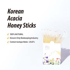 Paquetes de Miel de Acacia Coreana Premium, 100% Miel Cruda Natural Pura en Sobres, Miel Portátil en Porciones Individuales para Bebidas y Alimentos - Product Image 3