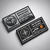 Patch PVC personnalisé brodé en relief avec texture haute définition pour gilet tactique, détails moulés avec précision, matériau durable, faible MOQ