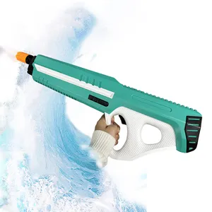 2024自动填充儿童玩具枪超级浸泡带消防帽的儿童电动水枪