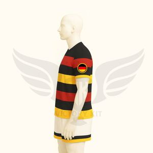 Conjunto de Camiseta y Pantalones Cortos de Fútbol con Diseño Temático de Alemania 2026, Nombre y Número Personalizados, Uniforme de Fútbol - Product Image 3