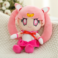 Peluche Kawaii de Sailor Moon para decoración del dormitorio, muñeco de peluche de Tsukino Usagi, bonito corazón femenino, para regalos