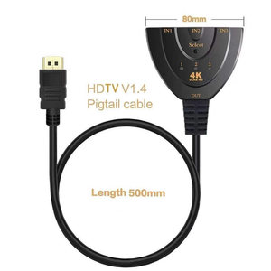 Conmutador 3 en 1 4K*2K 3D de 3 Puertos para HDTV, Compatible con 1080P, para HDTV, Xbox, <span class=keywords><strong>PS3</strong></span>/PS4, Accesorios de Audio y Video - Product Image 3