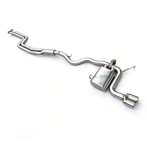 Tubo de Escape Catback para BMW 325i <span class=keywords><strong>325</strong></span> <span class=keywords><strong>Touring</strong></span> 2.5 N52 E91, Válvula de Escape 2005-2009, Sistema de Escape de Acero Inoxidable de 1.5 mm de Espesor - Product Image 3
