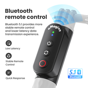 Amagisn điều khiển từ xa Selfie Stick cho insta360/goprohero/điện thoại thông minh Bluetooth Selfie Stick Invisible Selfie Stick - Product Image 3