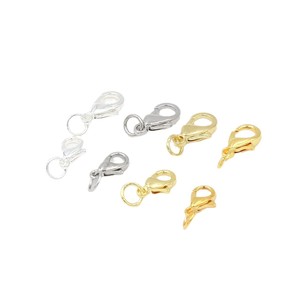 Color-preserving 14K gold-plated lobster clasp with 901/18K real gold spring clasp DIY bracelet and necklace accessories B103 - Product Image 5