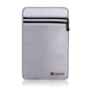 Fireproof <b>Document</b> <b>Bag</b> 38x28cm Double Zipper Home Office Use - Product Image 1