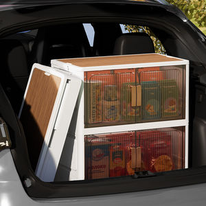 Caja de almacenamiento de plástico plegable multifunción gruesa para acampar, gabinete de almacenamiento de plástico con logotipo personalizado más vendido - Product Image 6