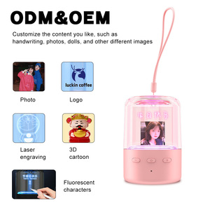 Latest Children Adult Christmas Birthday Electronic Gift DIY Writing Content Cute Doll <b>Small</b> Portable <b>Speaker</b> with Erasable Pen - Product Image 4