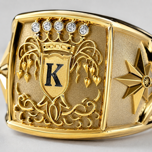 Anello con Design a Corona, Stile Creativo, Anello da Dito per Uomo - Product Image 4